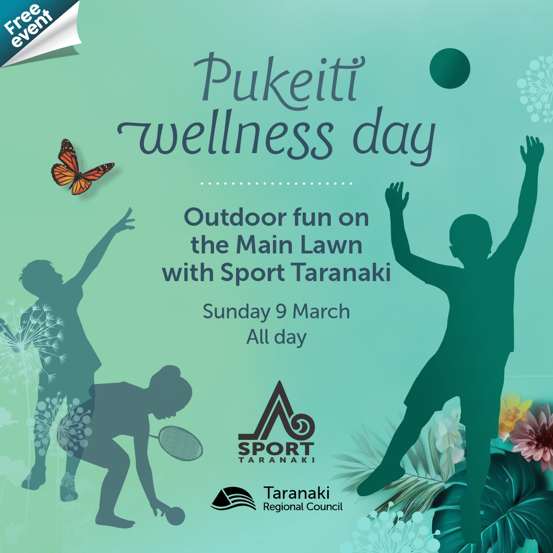 All day – Outdoor fun on the Main Lawn with Sport Taranaki