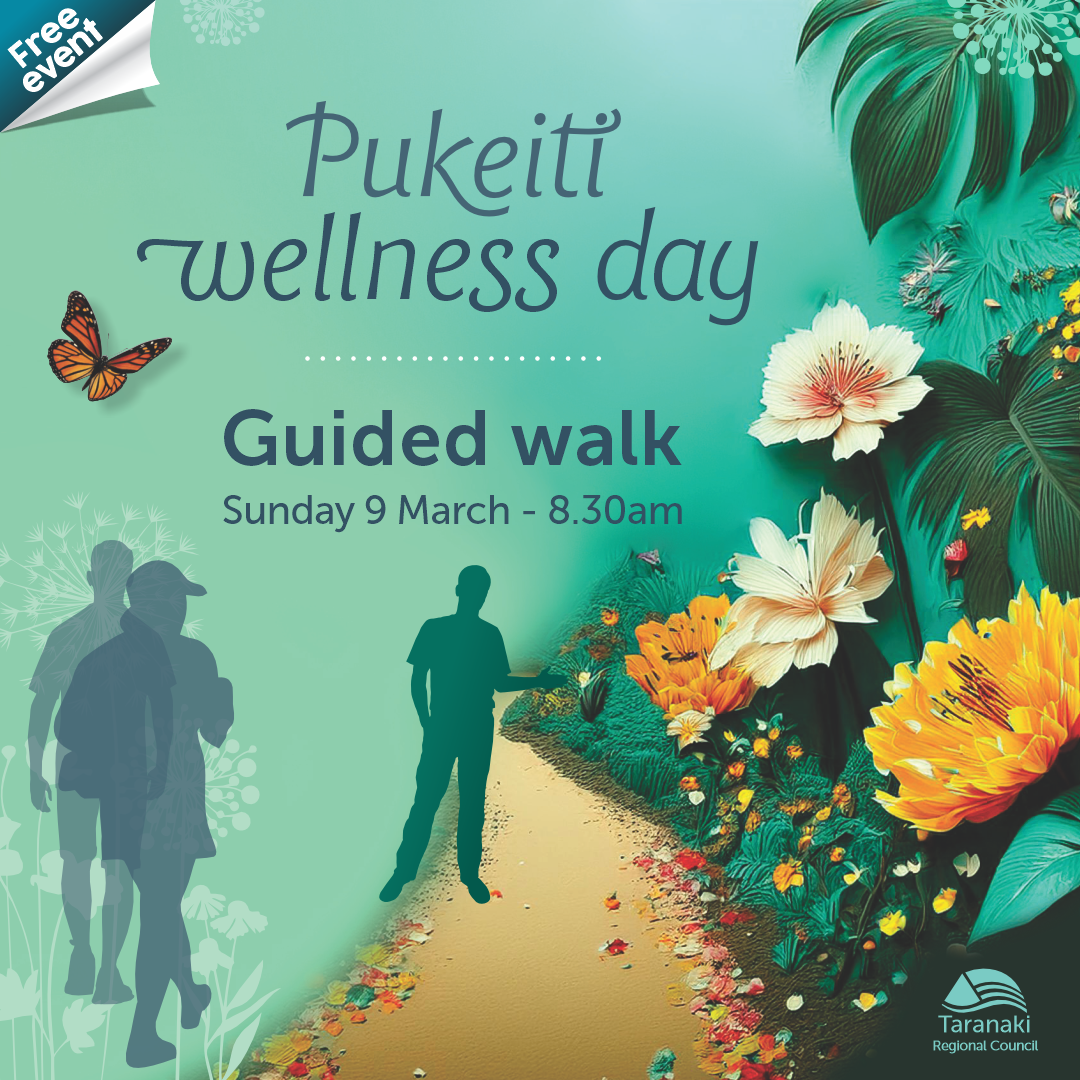 8.30am – Guided walk through Pukeiti rainforest