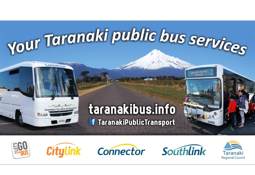 Taranaki's happy travellers / Taranaki Regional Council