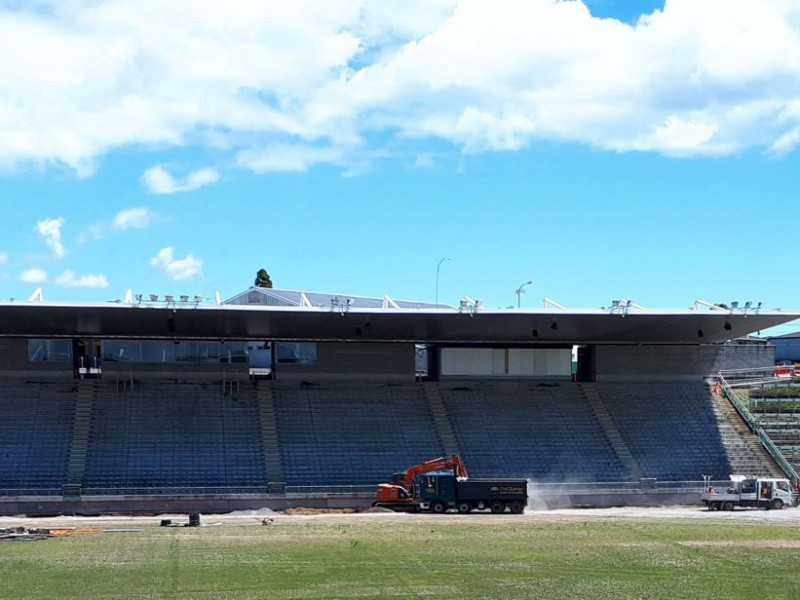 West Stand repairs