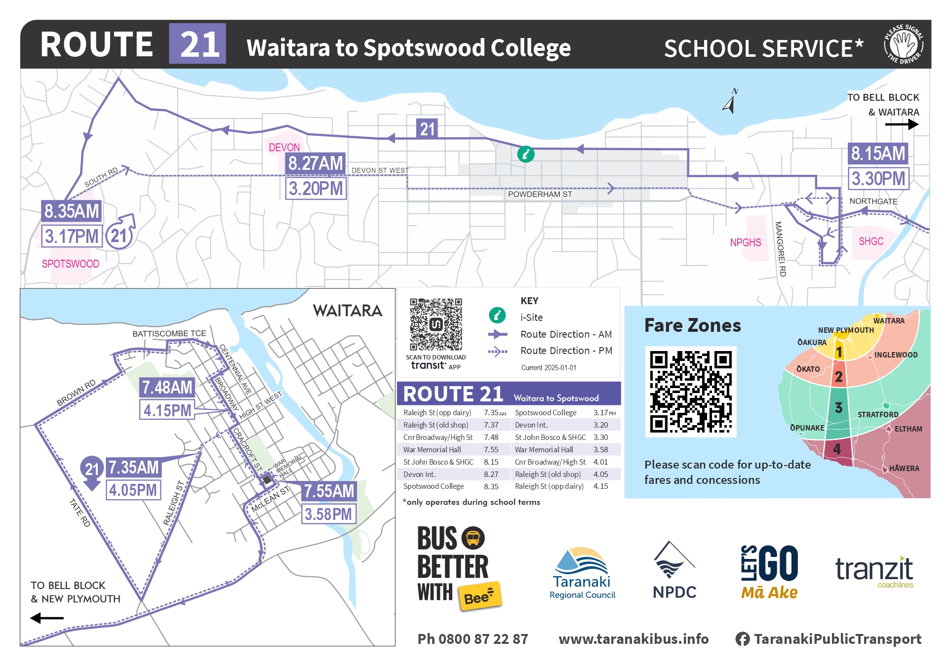 Schoolbus R21 Waitara v1 FINAL 2025 01 01