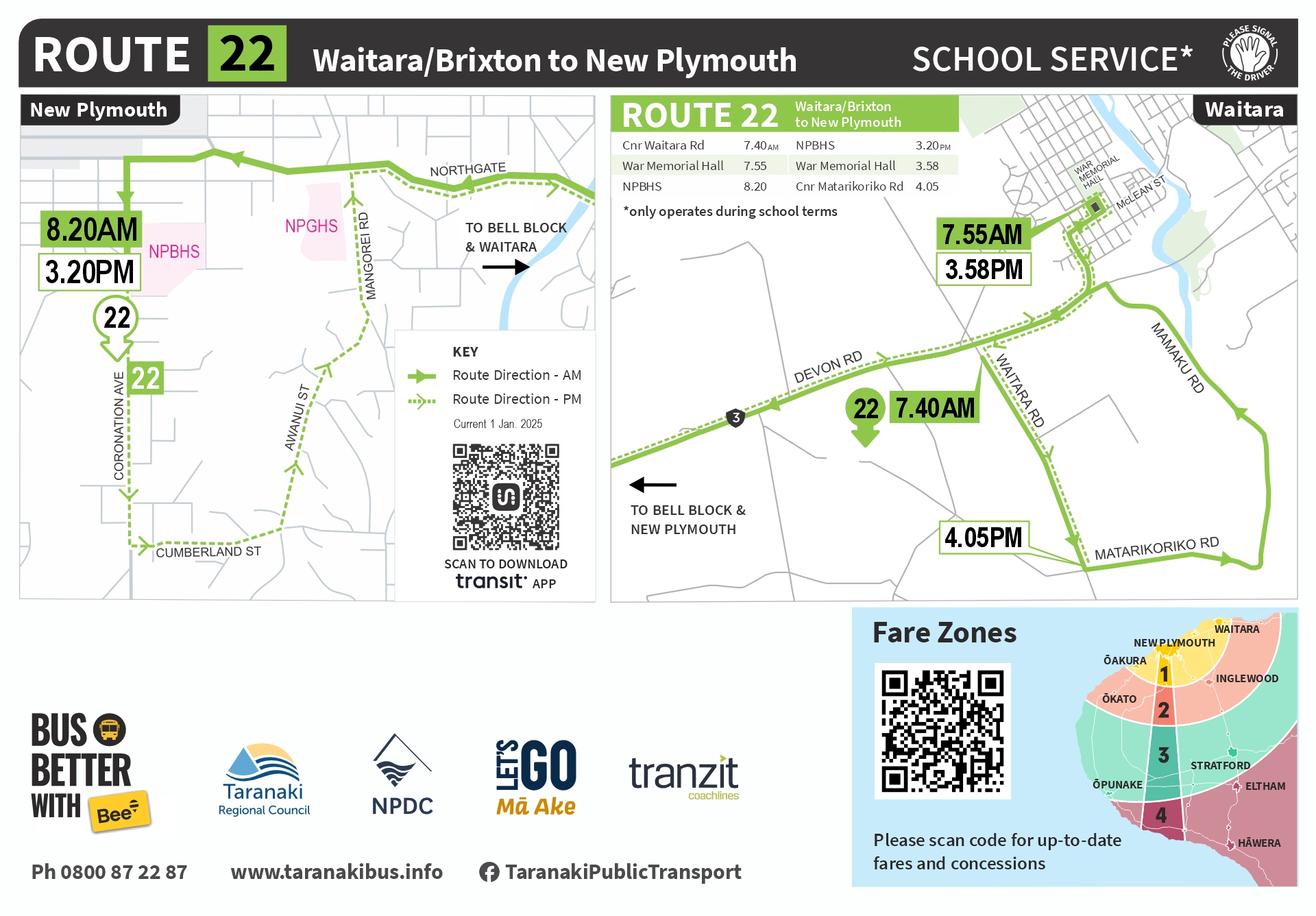 Schoolbus R22 Waitara v1 FINAL 2025 01 01